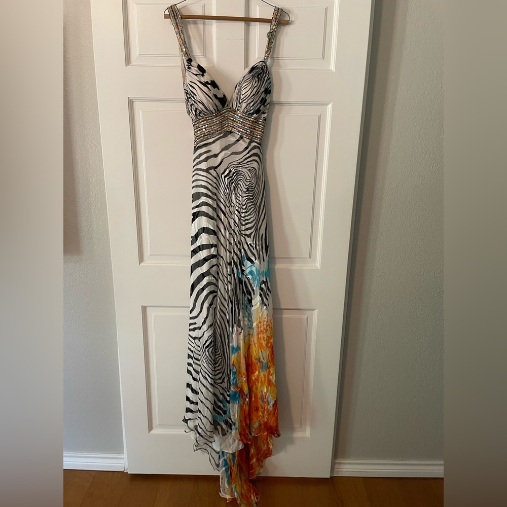 Jovani backless formal dress